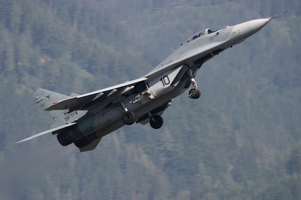 Mikoyan-Gurevich MiG-29B Fulcrum A Hungary - Air Force