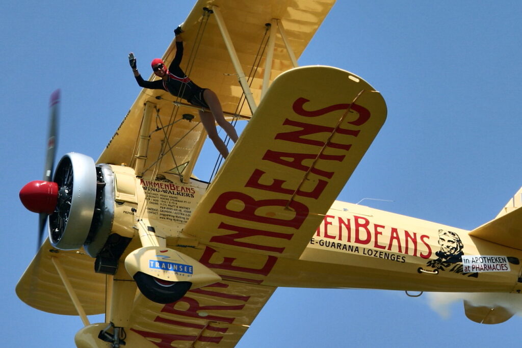 Boeing E75 &quot;Stearman&quot; Airmen Beans