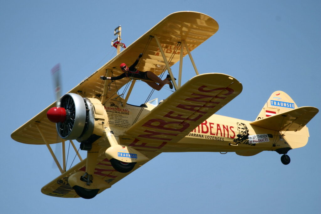 Boeing E75 &quot;Stearman&quot; Airmen Beans