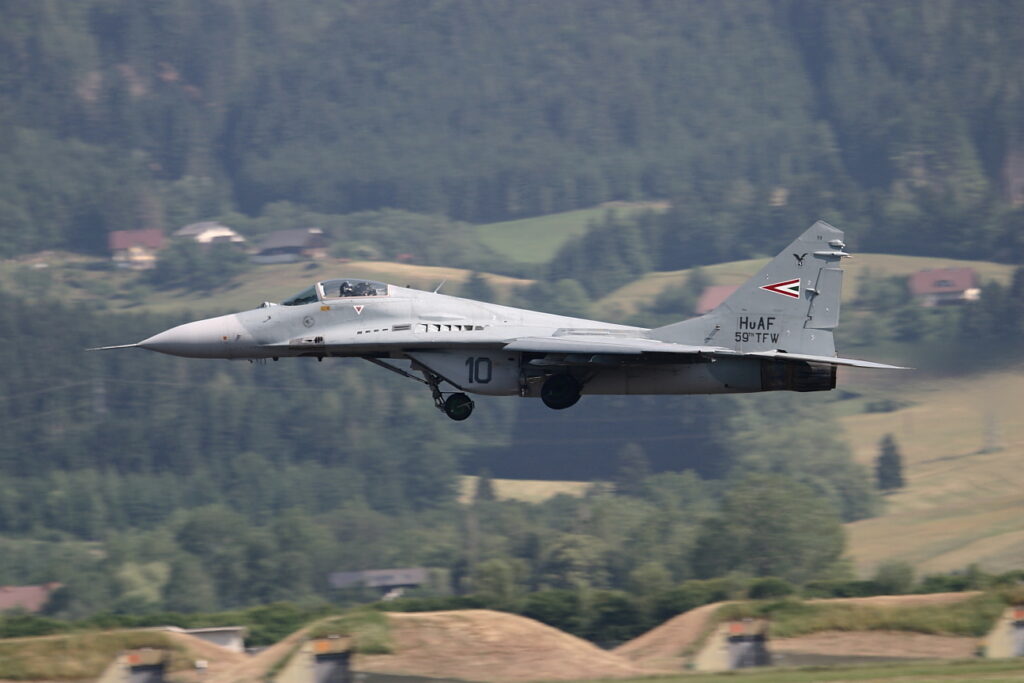 Mikoyan-Gurevich MiG-29B Fulcrum A Hungary - Air Force
