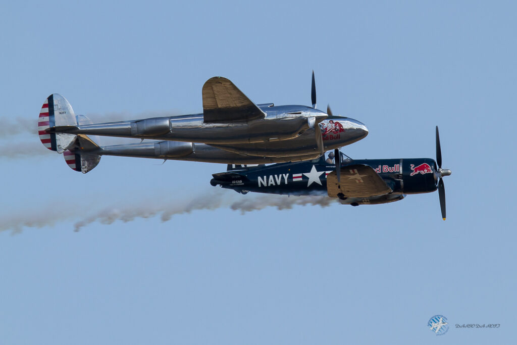 Lockheed P-38L &quot;Lightning&quot;  Red Bull - The Flying Bulls