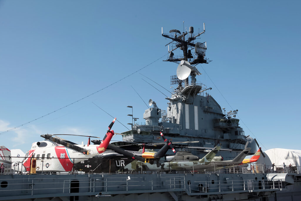 The Intrepid &#039;s flight deck