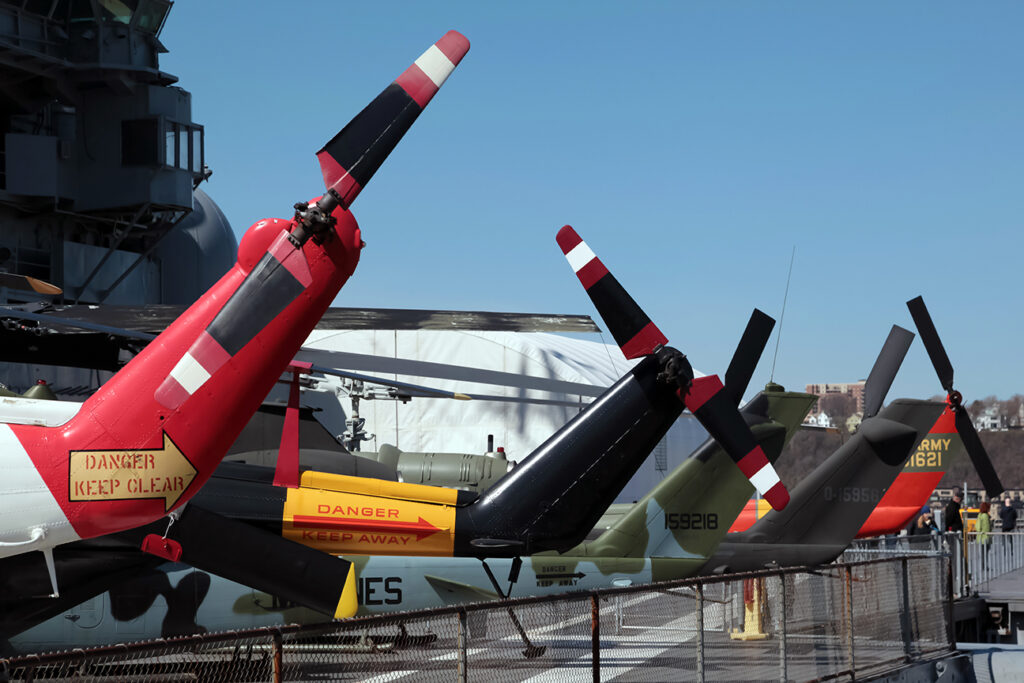 The Intrepid &#039;s flight deck