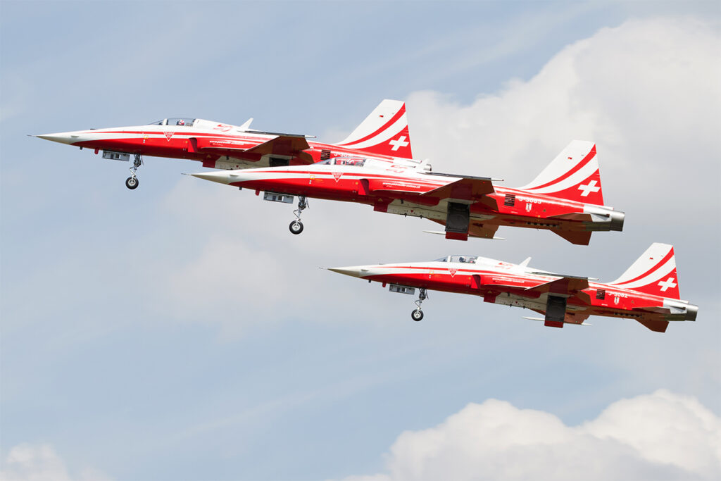 Northrop F-5E Tiger II &quot;Patrouille de Suisse&quot;  Switzerland - Air Force
