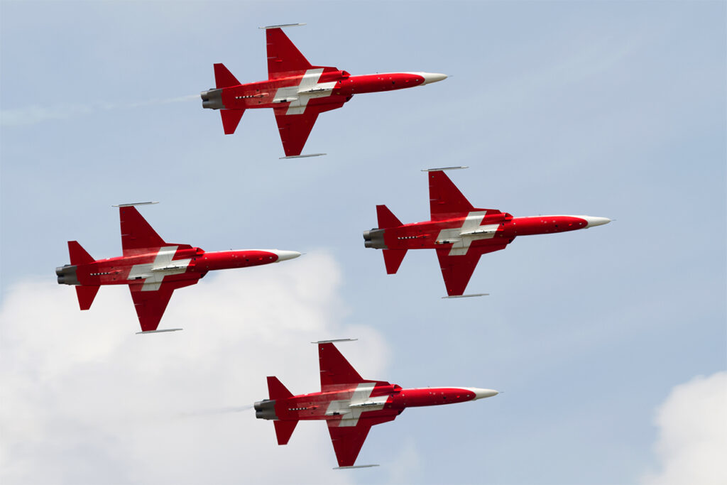 Northrop F-5E Tiger II &quot;Patrouille de Suisse&quot;  Switzerland - Air Force
