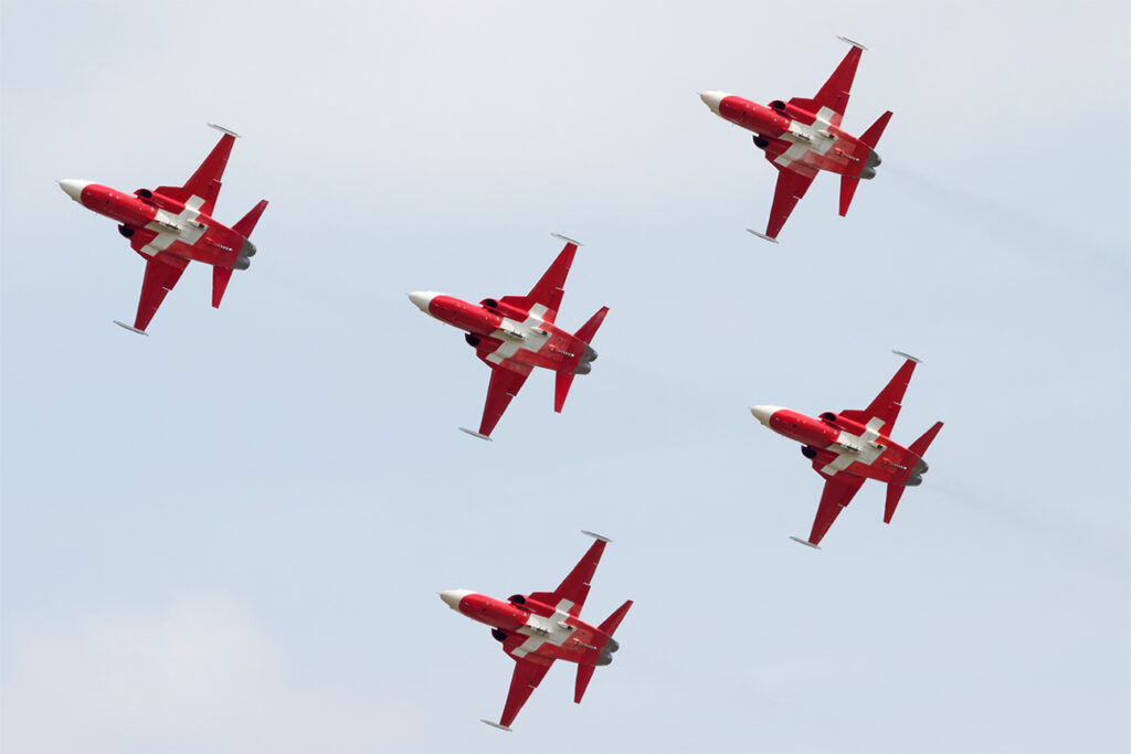 Northrop F-5E Tiger II &quot;Patrouille de Suisse&quot;  Switzerland - Air Force