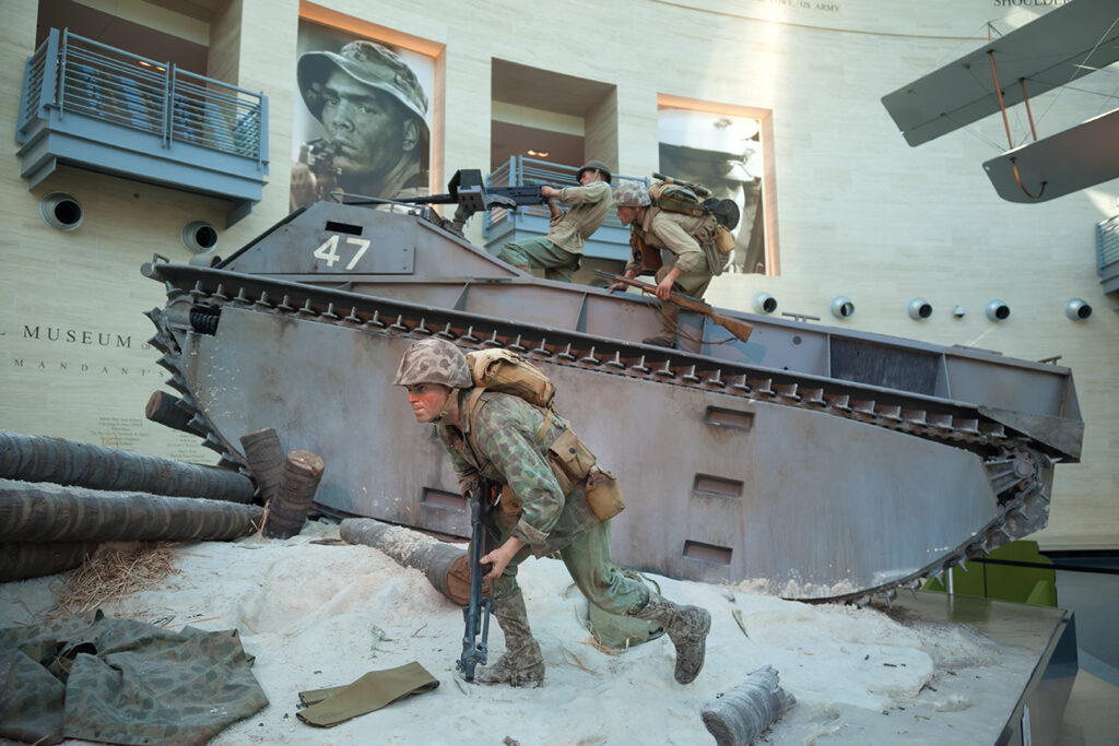 LVT-1 and it use during the landing at Tarawa on November 20, 1943