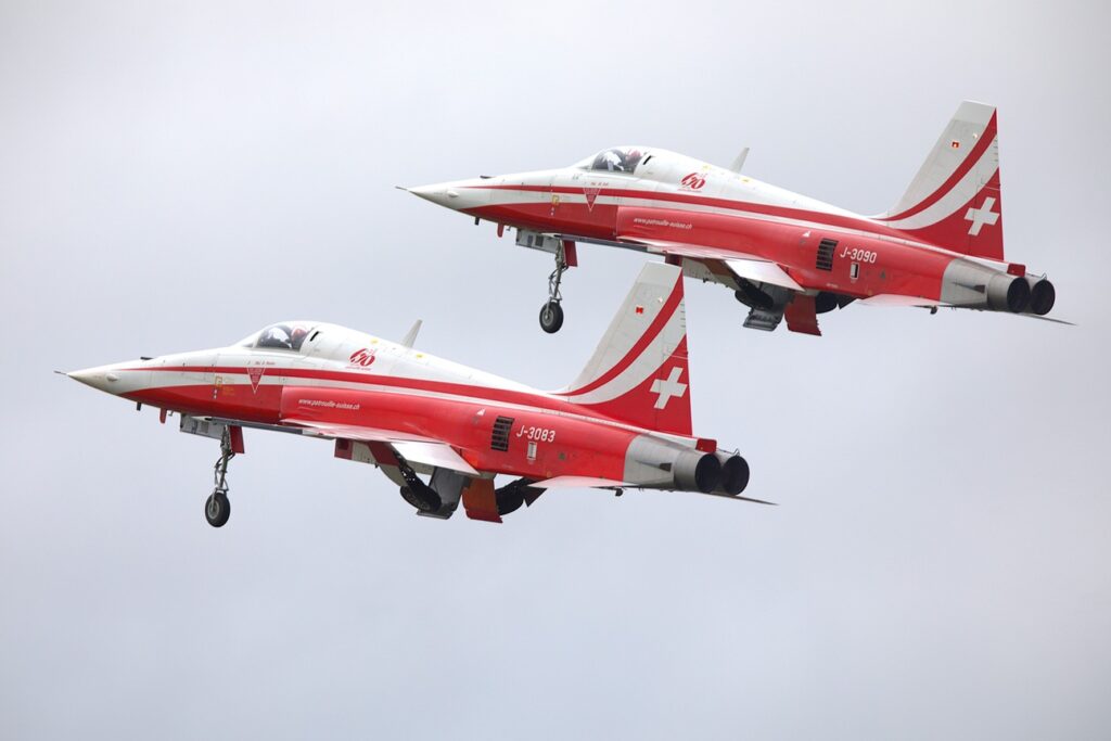 Northrop F-5E Tiger II &quot;Patrouille de Suisse&quot;  Switzerland - Air Force