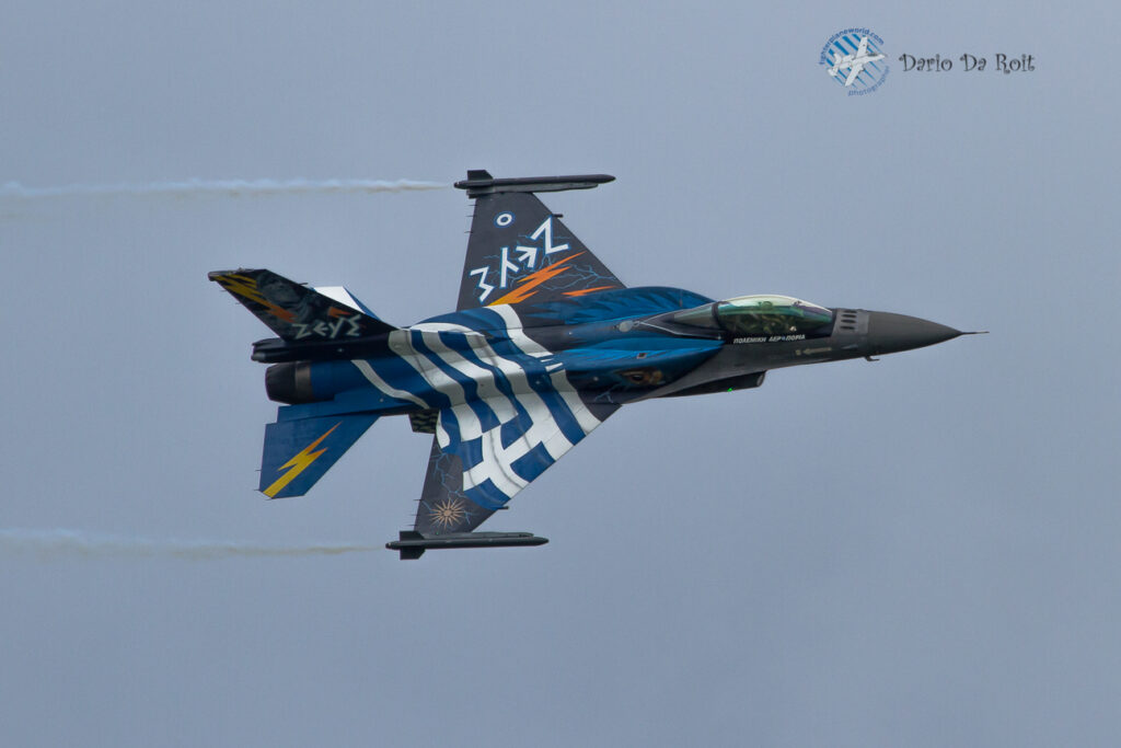General Dynamics F-16C Fighting Falcon Block 52 Demo scheme for the 2016 till 2024 season Greece - Air Force