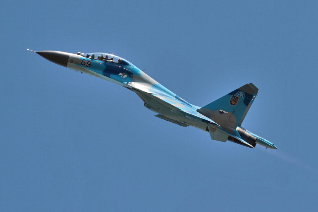 Sukhoi Su-27UB Flanker C Ukraine - Air Force