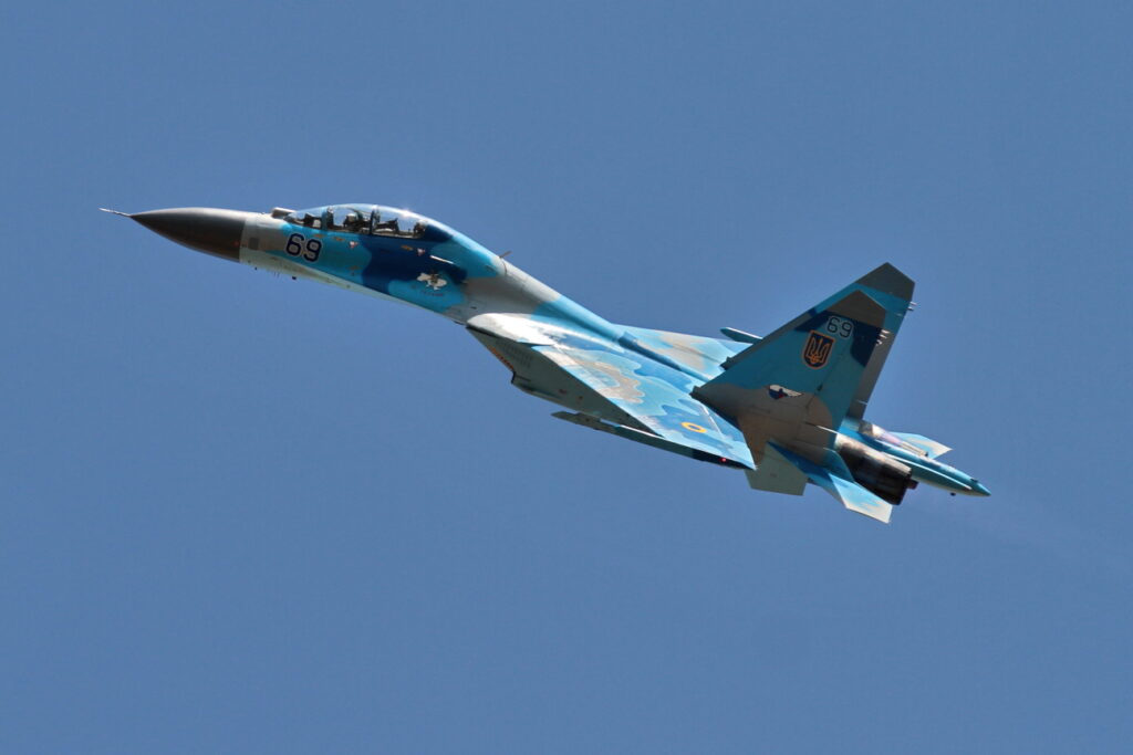 Sukhoi Su-27UB Flanker C Ukraine - Air Force
