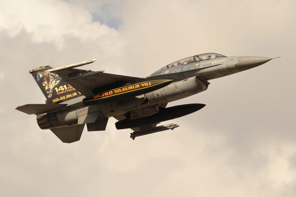 Lockheed Martin F-16D Fighting Falcon Turkey - Air Force Turkish Air Force 141th Wolf sq&#039;s 50th year anniversary